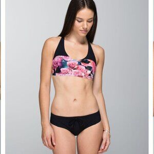 Lululemon 6 Bathing Suit Reversible Bottoms Roses